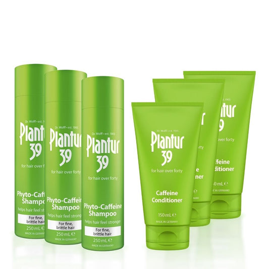 Plantur 39 shampoo and conditioner colour and stressed hair front of pack