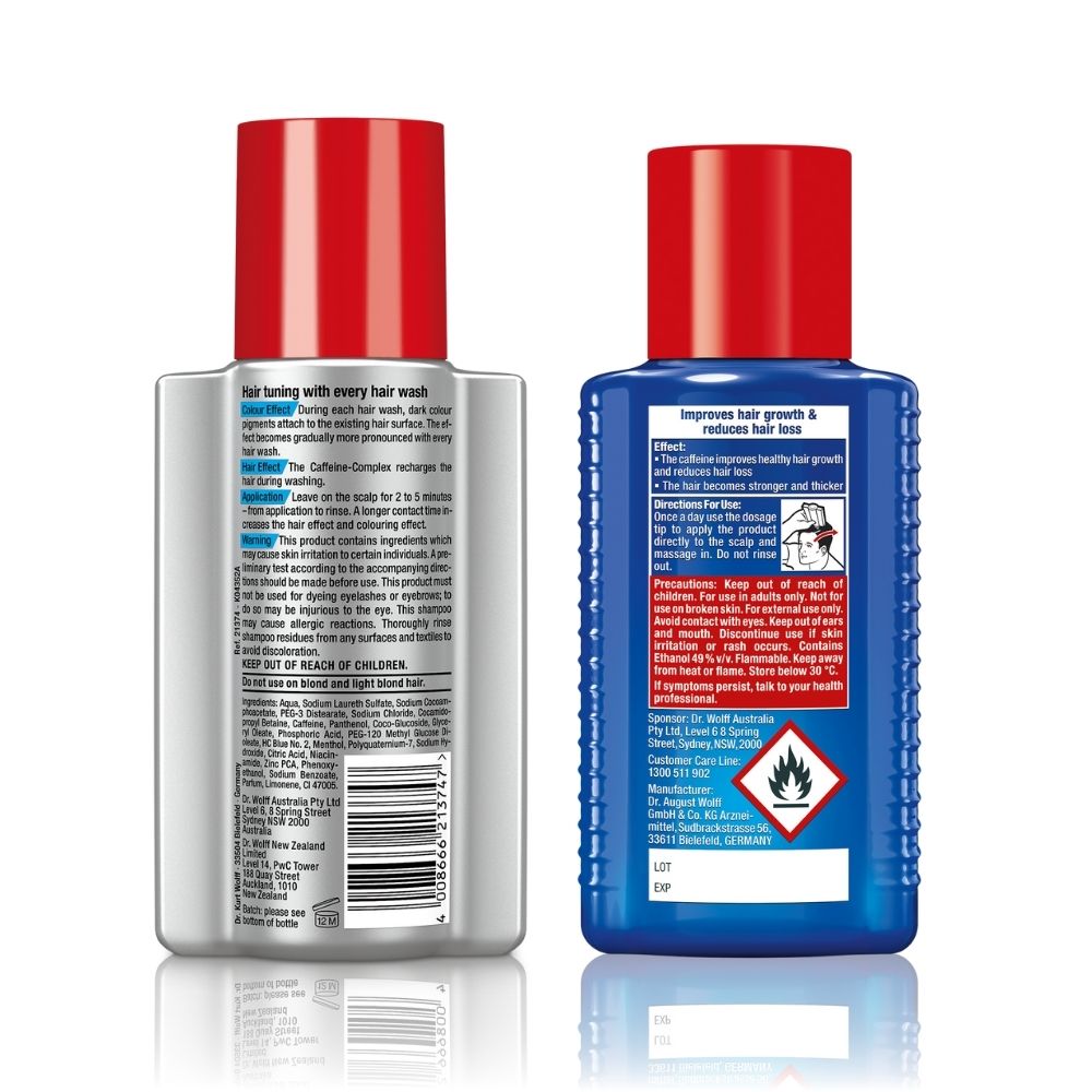 Alpecin Hair Loss Set – Tuning Shampoo for Grey Hair + Caffeine Liquid Forte 200ml