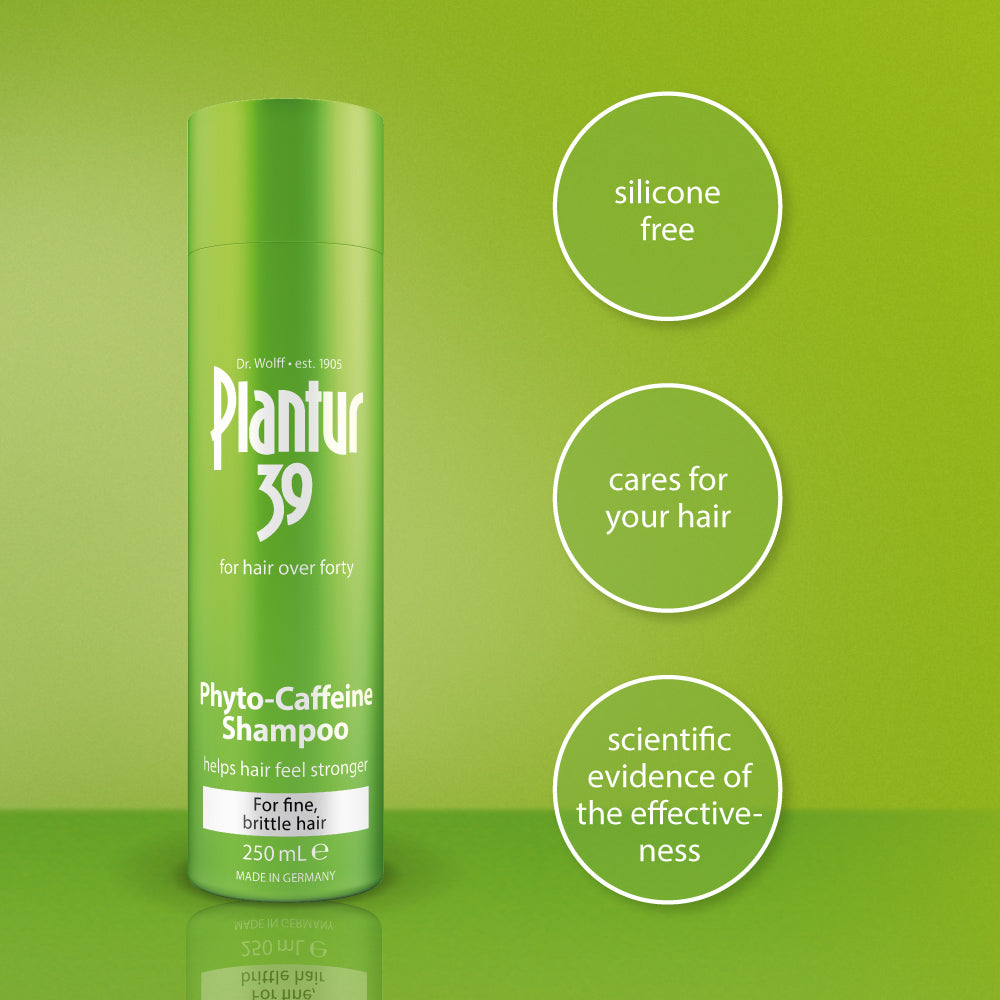 Plantur 39 phyto-Caffiene shampoo fine brittle hair free from silicones