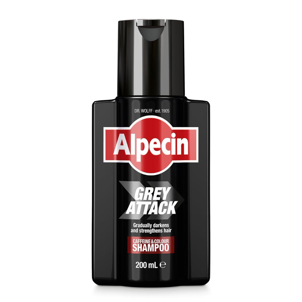 4x Alpecin Grey Attack Caffeine & Colour Shampoo