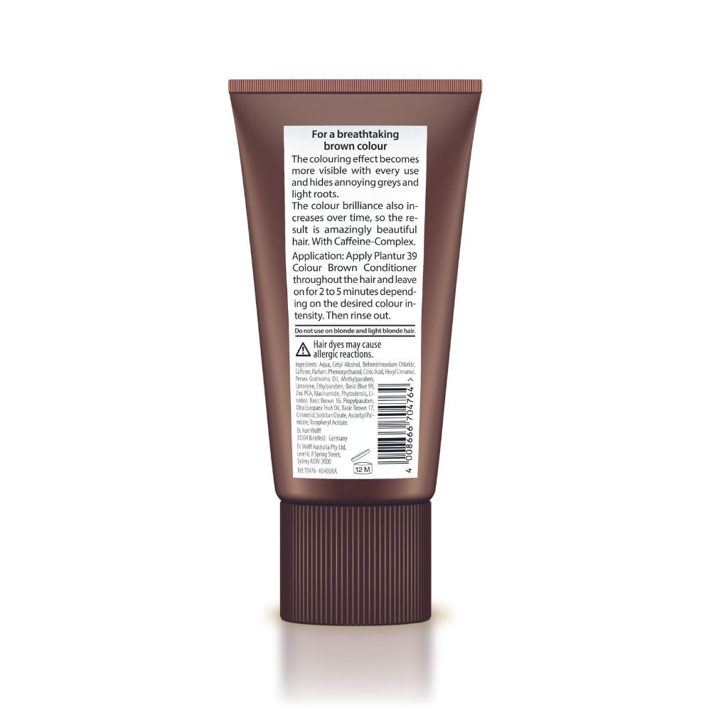 Plantur 39 Colour Brown Conditioner - packshot back