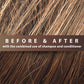 Plantur 39 Colour Brown Conditioner - before and after