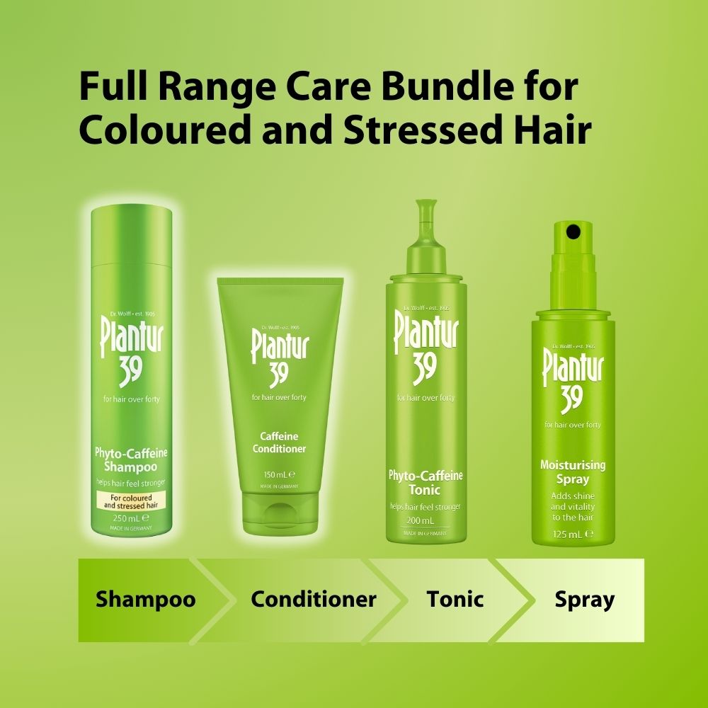 3x Starter Pack - Plantur 39 Shampoo + Conditioner Bundle For Coloured Hair