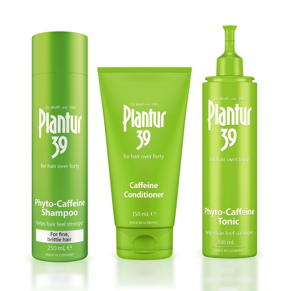 Plantur 39 Care-free Package for Fine Brittle Hair - Adds Volume & Strengthens Thin Hair