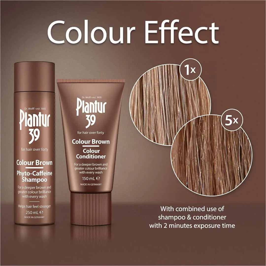 Plantur 39 Colour Brown Shampoo + Conditioner + Tonic Bundle