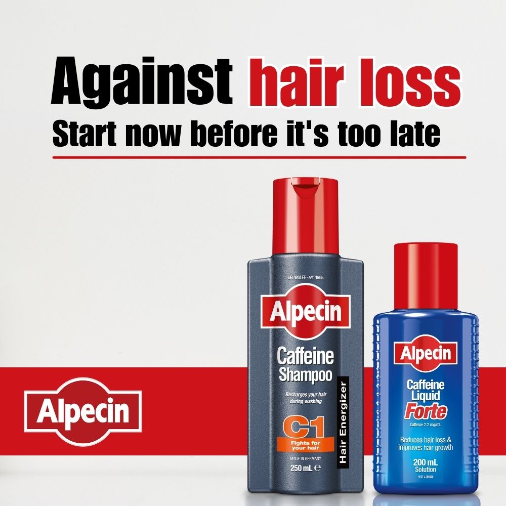 Hair Loss Set – Caffeine Shampoo 250ml + Caffeine Liquid Forte 200ml