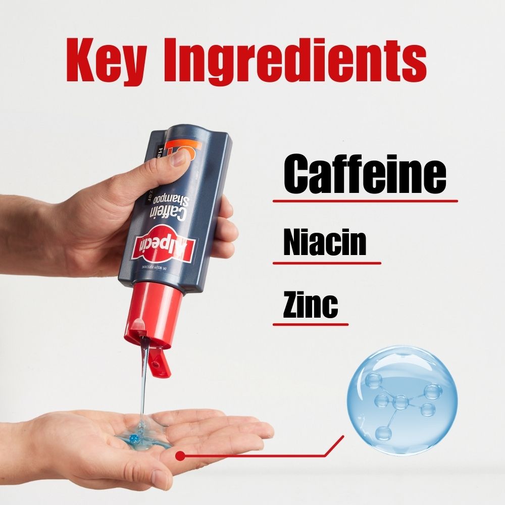 2x Alpecin Caffeine Shampoo C1 for Men - For Stronger Hair, 250ml
