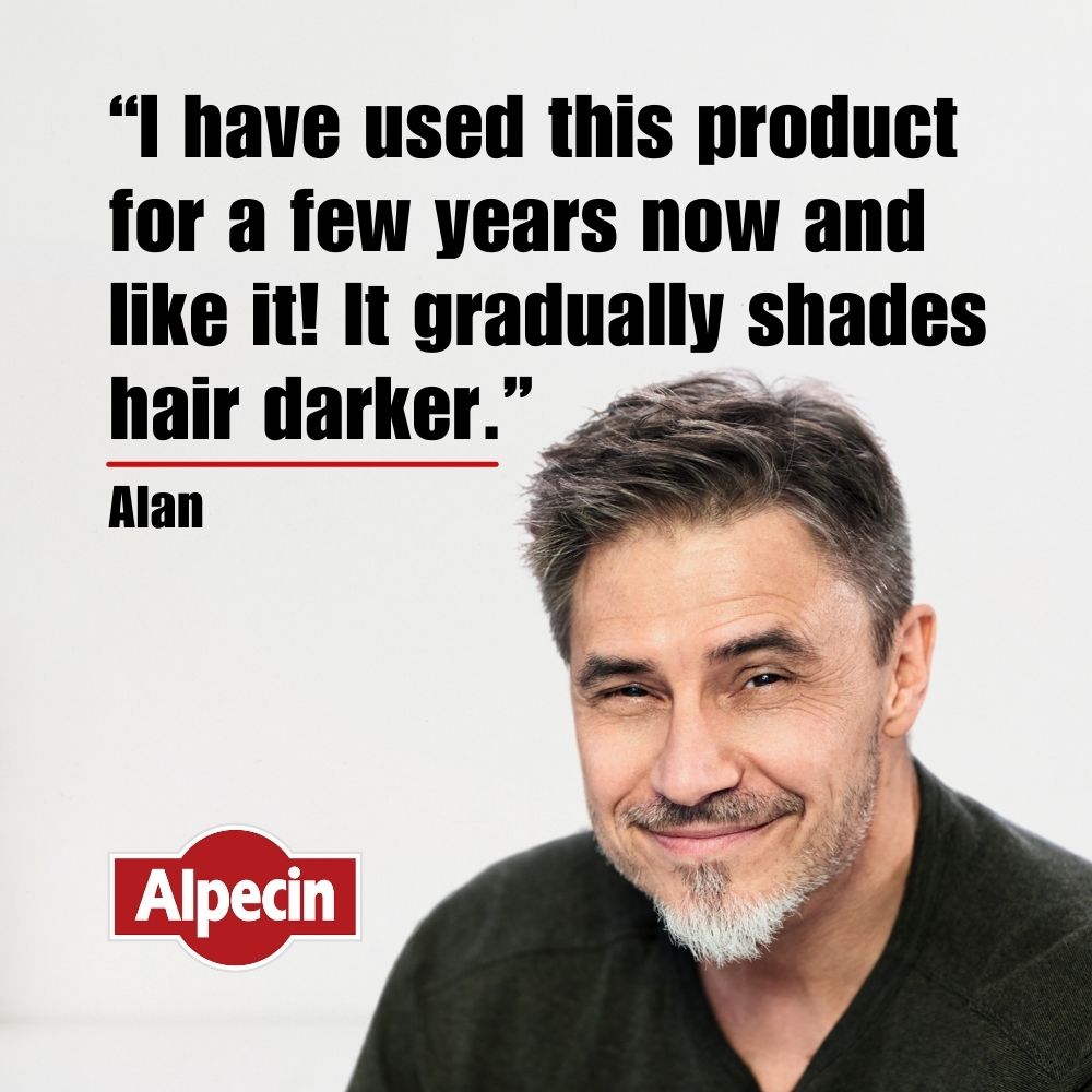 4x Alpecin Tuning Shampoo - Maintain Dark Hair - Thicker & Stronger Hair 200ml
