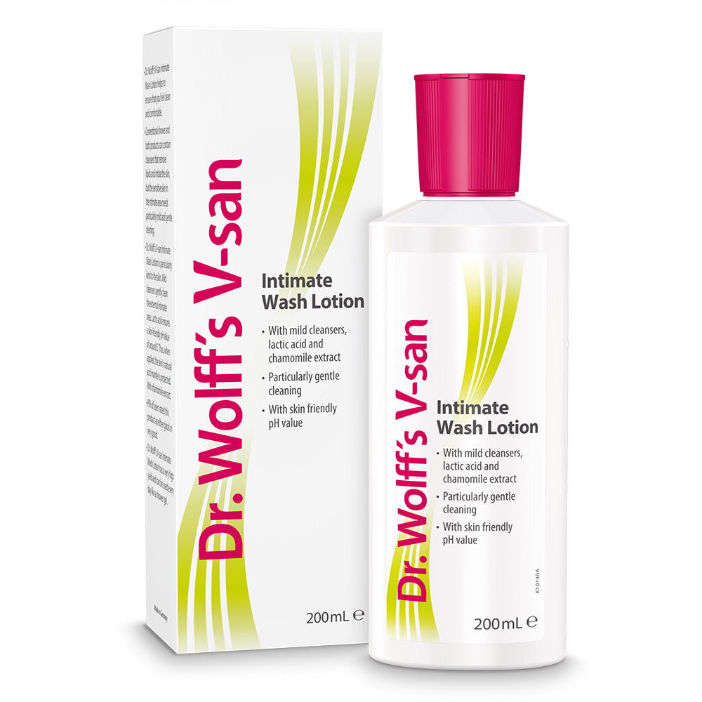 Dr. Wolff’s V-san Intimate Wash Lotion 200ml - daily hygiene