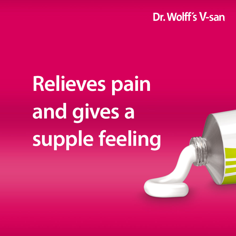 Dr. Wolff's V-san Care Set - Moisturising Cream 50g +Moisturising Cremolum 16 Pessaries