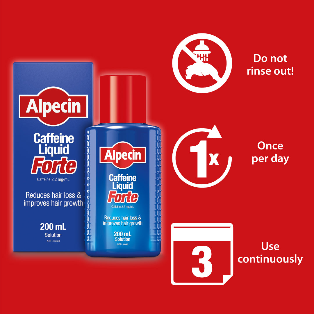 Alpecin Caffeine Liquid Forte - Against Hair Loss, 200ml