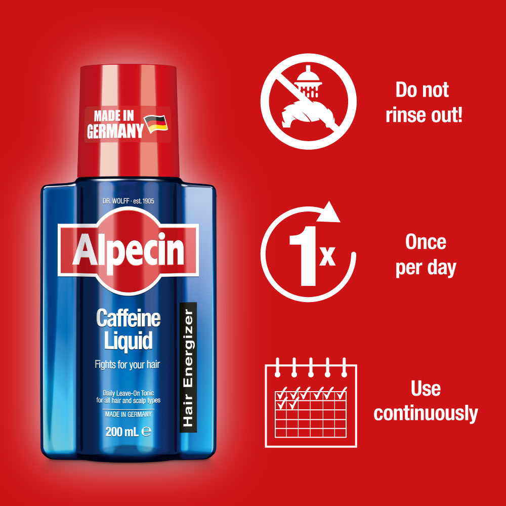 Alpecin Starter-Pack – Tuning Shampoo for Grey Hair + Caffeine Liquid