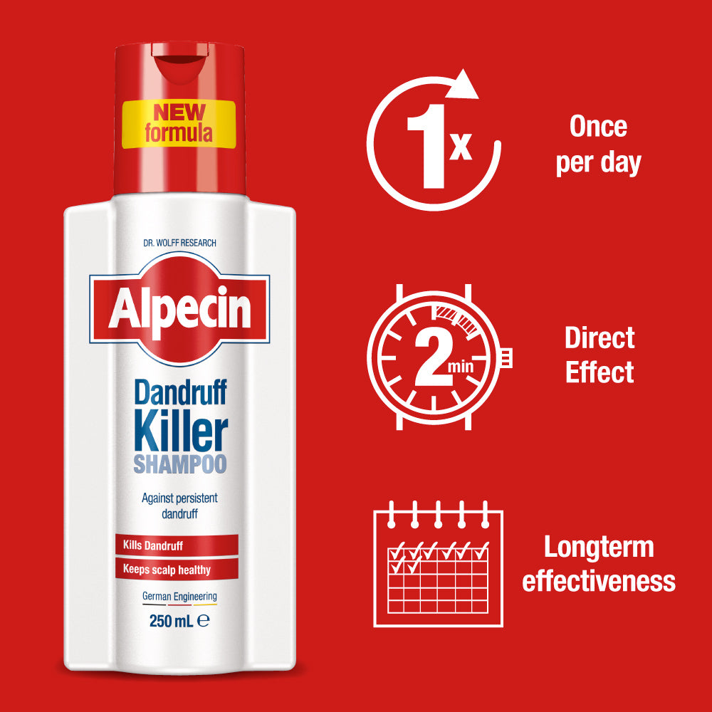 Alpecin Dandruff Killer - Effectively Removes and Prevents Dandruff, 250ml