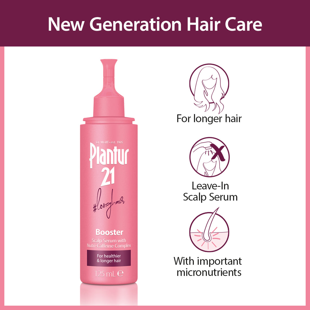 Plantur 21 long hair booster scalp serum with nurti-caffeine complex for longer hair