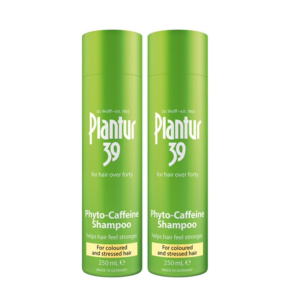 Plantur 39 phyto-caffeine shampoo for coloured and stressed hair duo
