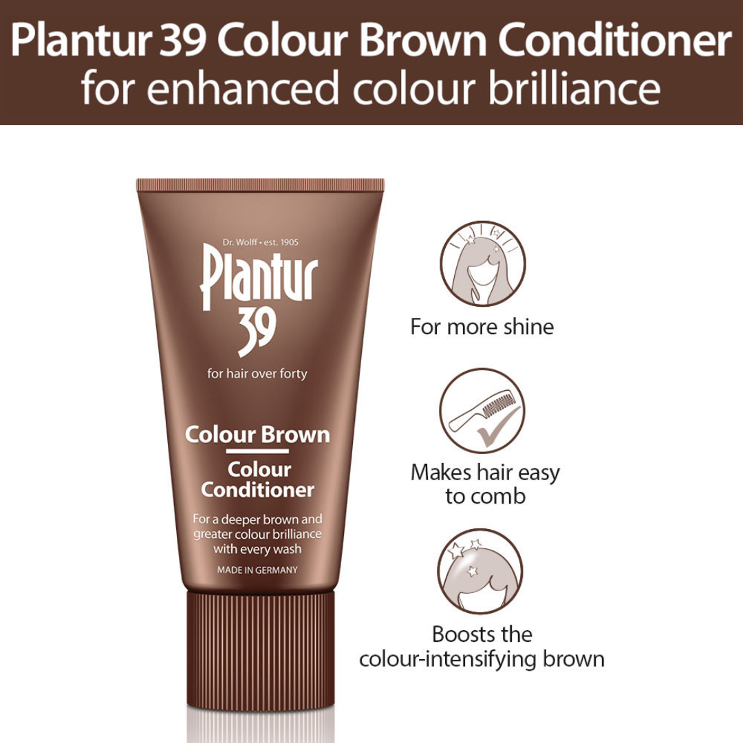 Plantur 39 Colour Brown Conditioner for a Breathtaking Shade of Brown, 150 ml