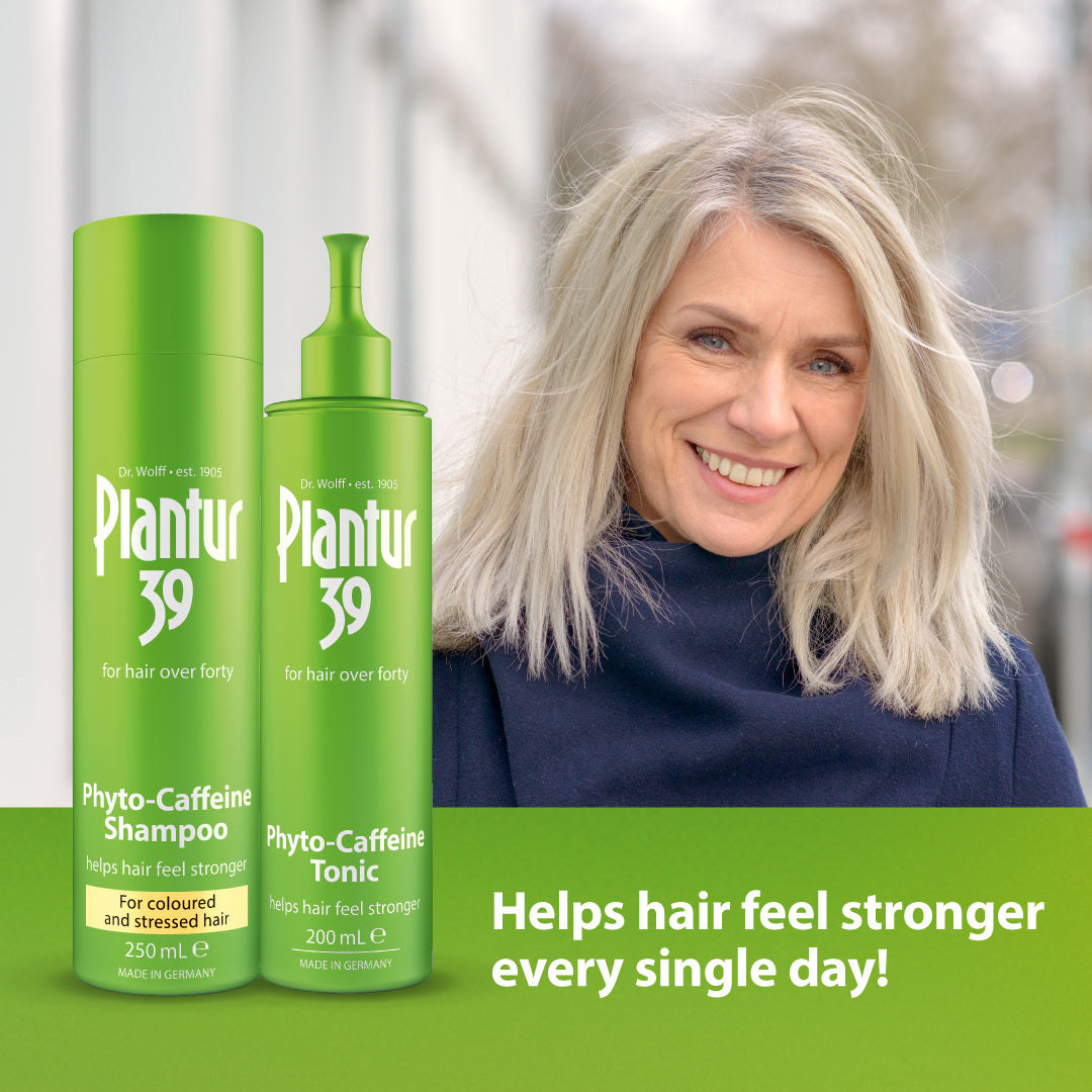 Plantur 39 helps your hair feel stronger every day