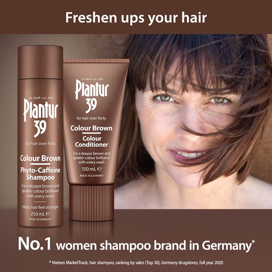 Plantur 39 Colour Brown Conditioner for a Breathtaking Shade of Brown, 150 ml