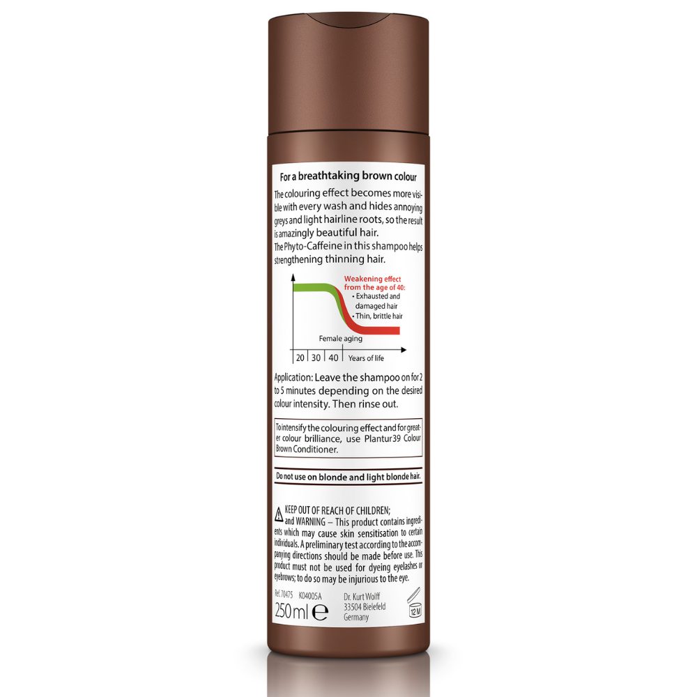 Plantur 39 shampoo back of packet