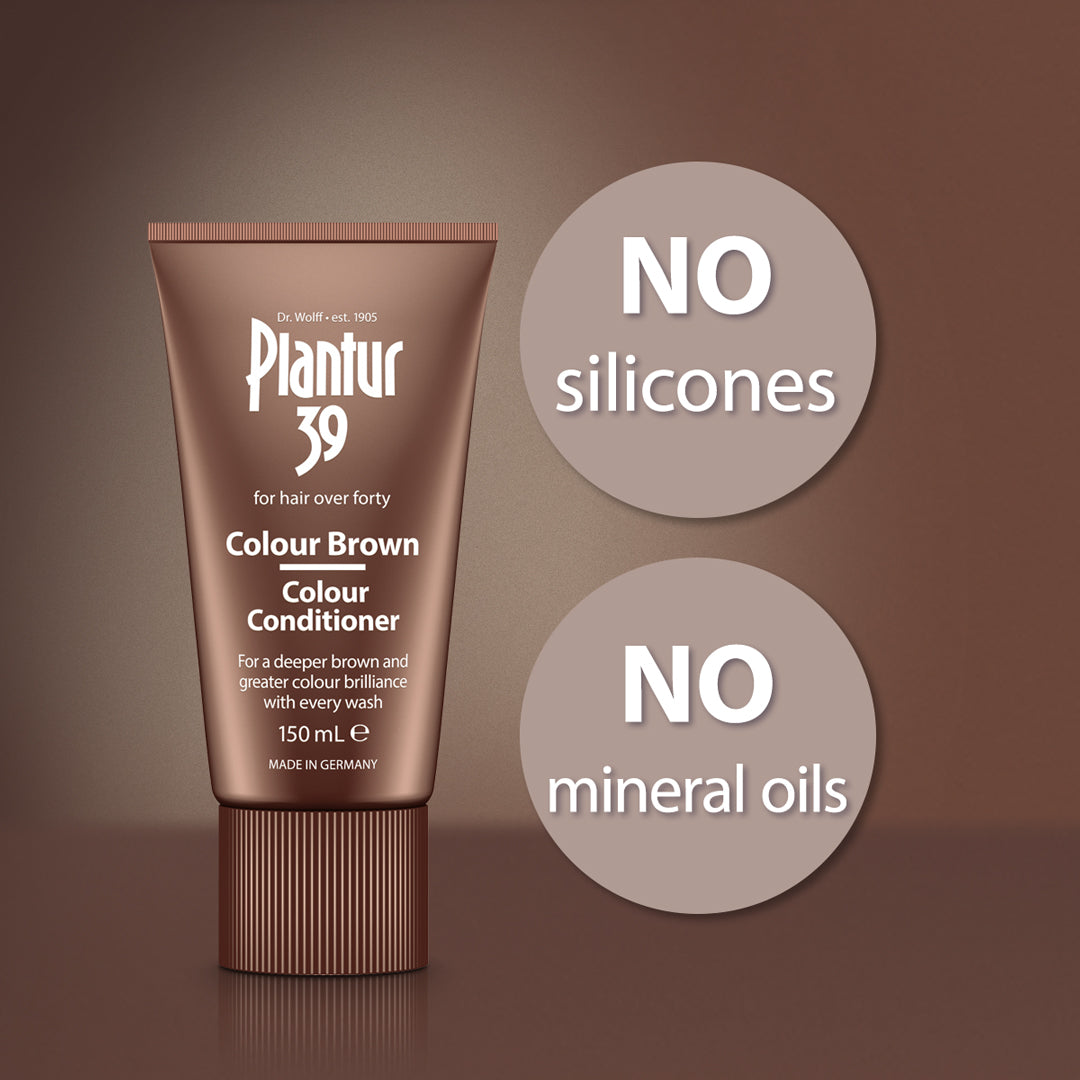 Colour brown range form Plantur 39 free from silicones and mineral oils